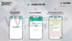 cara menggunakan whatsapp telkomsel veronika